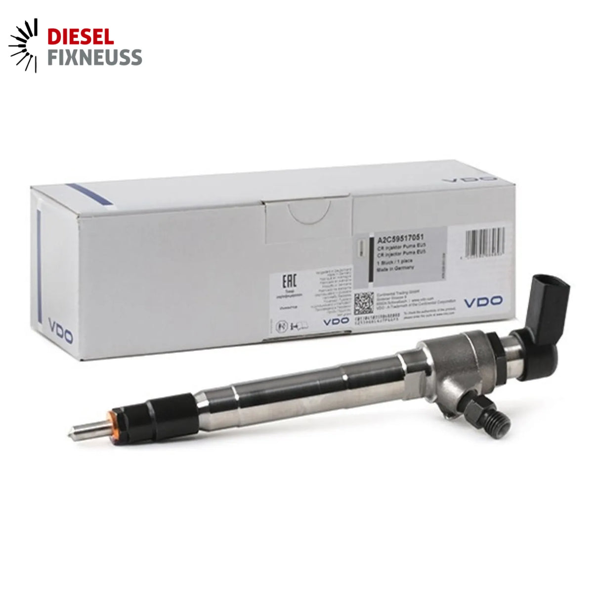 Inyector original VDO BK2Q-9K546-AG / A2C59517051 - Nuevo para 2.2 TDCi/HDi