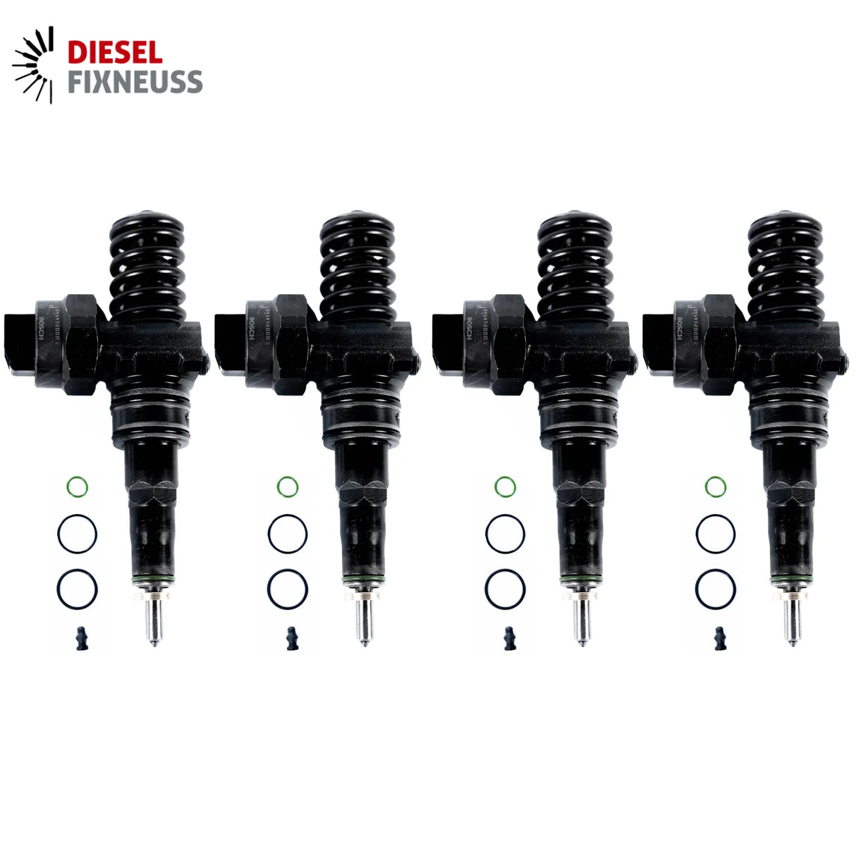 4x Bosch Pumpedüse Element Einspritzdüse 0414720007 1.4TDI 1.9TDI