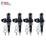 4x VW 1.9 TDi Bnv Axr Bjb Bkc Axb Axc Pumpedüse Element 038130079GX 038130073AG