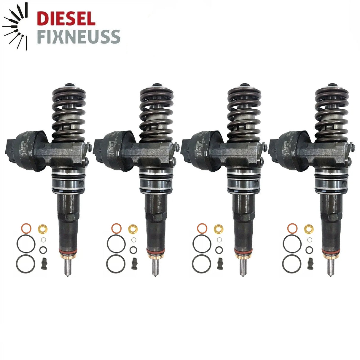 4xBomba Unidad de inyección 0414720312 VW Audi Seat Skoda BMM BMP 2,0 TDI