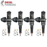 4xBomba Unidad de inyección 0414720312 VW Audi Seat Skoda BMM BMP 2,0 TDI