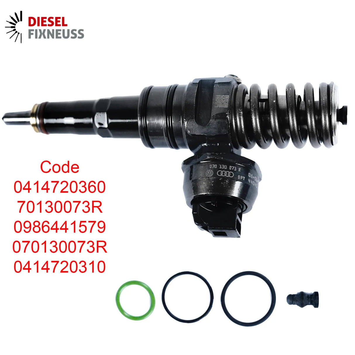 Pumpedüse Einspritzdüse Injektor VW T5 BNZ 2.5 TDI 070130073R 0414720310