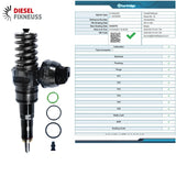 Pumpedüse Einspritzdüse Injektor VW T5 BNZ 2.5 TDI 070130073R 0414720310