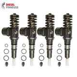 4x Audi A6 2.0 TDI Bosch Injektor 0414720404 0414720402