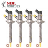 4x EINSPRITZDÜSE Peugeot 406 607 807 Citroen C5 2.2 HDI Injector 0445110036