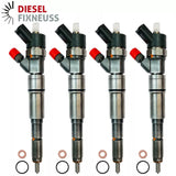 4x Einspritzdüse INJEKTOR LAND ROVER FREELANDER 2.0 TD4 82 kW 0445110049 Injektor