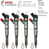 4x Injektor 0445110049 Opel 2,5 DTI BMW E39 525d 13537785983