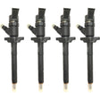 4x INJEKTOR BOSCH 0445110259 CITROEN C3 C4 C5 1.6 HDi FORD FOCUS II 1.6 TDCi