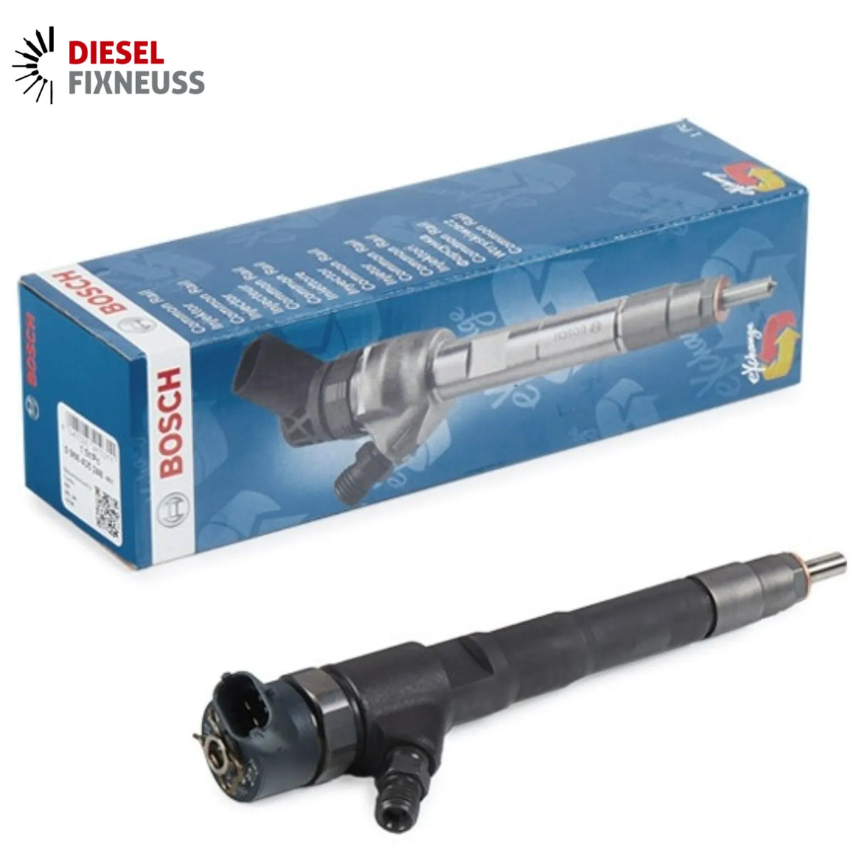 Inyector original Bosch 0445110418 / 504389548 - Nuevo para Fiat Ducato, Iveco Daily