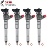 4x Injektor BOSCH Land Rover Jaguar XE XF 2,0 Diesel 0445110701 G4D3-9K546-BB