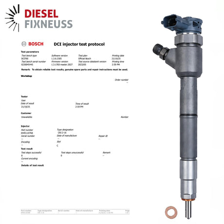 Bosch Common-Rail Einspritzdüse 0445110768 – Diesel Injektor