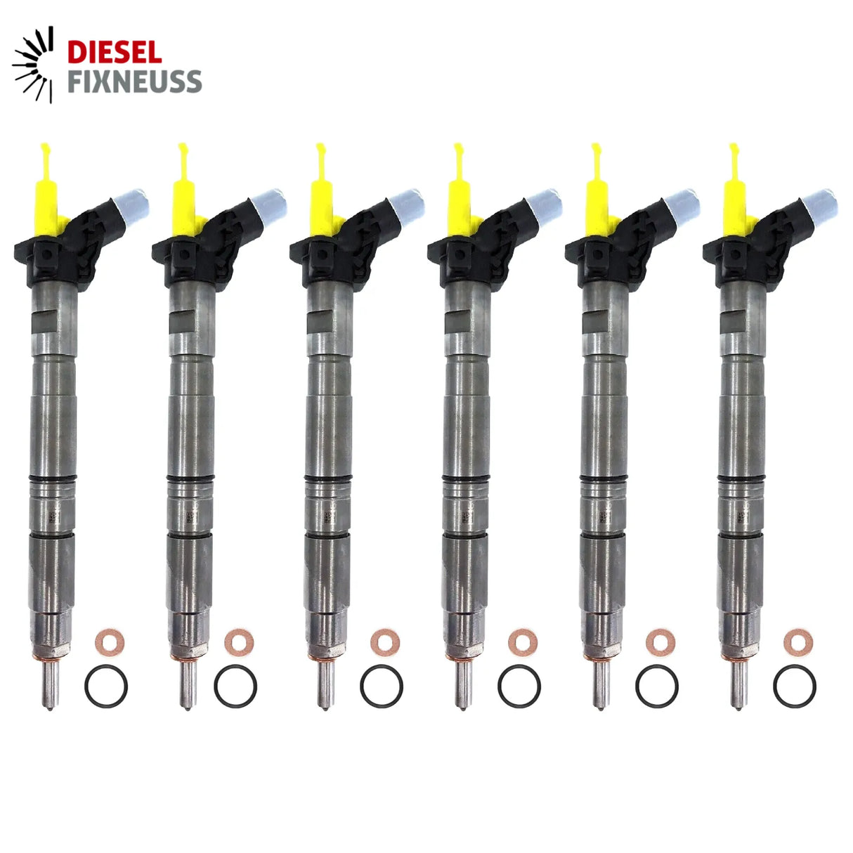 6x 0445115054 Bosch inyector Audi A4 A6 C6 2.7 TDI 0445115039