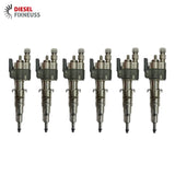 6x Fuel Injector BMW 1/3/5 Series | Part No: 13537589048-05/13537565138 Benzin | Compatible with N45/N43/N53 Engines | Includes Copper Ring, O-Ring, Test Report | 1-Year Unlimited Mileage Warranty