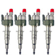 4x Fuel Injector BMW 1/3/5 Series | Part No: 13537589048-08/13537565138 Benzin | Compatible with N45/N43/N53 Engines | Includes Copper Ring, O-Ring, Test Report | 1-Year Unlimited Mileage Warranty