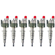 6x Fuel Injector BMW 1/3/5 Series | Part No: 13537589048-08/13537565138 Benzin | Compatible with N45/N43/N53 Engines | Includes Copper Ring, O-Ring, Test Report | 1-Year Unlimited Mileage Warranty