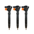 Set of 3 refurbished DELPHI injectors (28424049) with seals and test report, for 1.4 TDI engines in VW, Audi, Seat, and Skoda (75–105 HP)