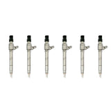 6x Siemens Diesel 4H2Q-9K546-AF injector for Land Rover Discovery III (L319) 2.7 TD 4x4 (07.2004-09.2009) and Range Rover Sport I (L320) 2.7 D 4x4 (02.2005-03.2013). Suitable for vehicles with 2720cc, 140kW/190PS, 276DT(TDV6) engine. Reference number LR006495 and LR008836.