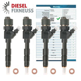 4 x Injektor 0445110146 1.9 vauxhall vivaro renault trafic traffic dti dci