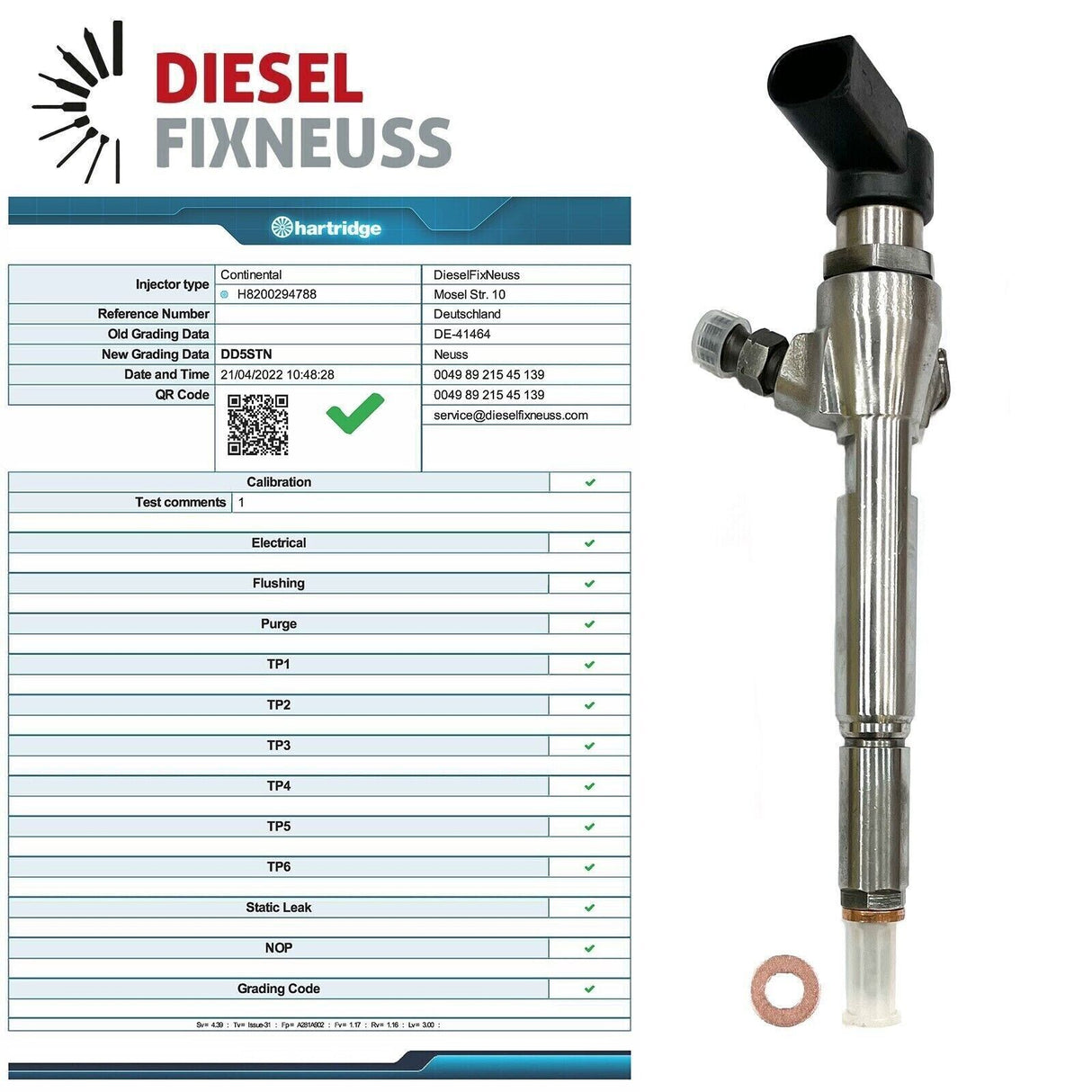 Injecteur Nissan Qashqai 1.5 DCI Renault H8200294788 8200380253 VDO