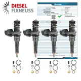 4 x Pumpe-Düse-Einheit Audie A4 Skoda Octavia VW Golf IV 1.9 TDI
