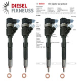 4x EINSPRITZDÜSE Hyundai Accent i20 i30 ix20 66Kw 81Kw 85Kw 94Kw 0445110320