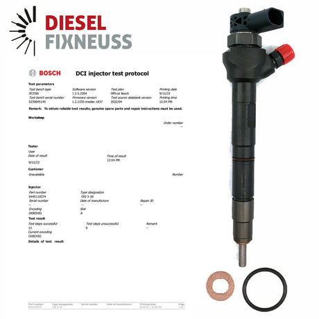 4x Einspritzdüse Injektor Bosch 0445110574 Mercedes Vito V Klasse A6510703187