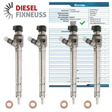 4x Injektor Einspritzdüse Ford Transit 2.2 TDCi Citroen 2.2 A2C59517051 VDO