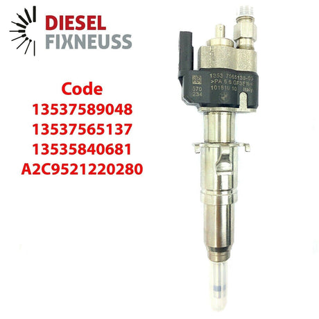 4x Einspritzventil für BMW 1er 3er 5er E87 E60 E90 13537589048 / 13537565138-05