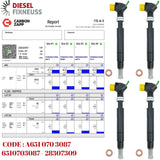 4x Einspritzdüse A6510703087 28307309 W204 W212 W207 200 220 CDI OM651
