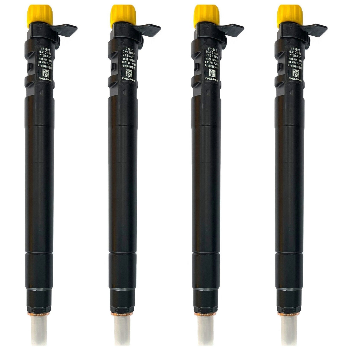 4x Einspritzdüse Ford Fiat Peugeot Citroen 2,0 TDCI HDI D Multijet