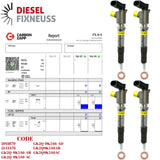 4x Injektor DENSO GK2Q-9K546-AC GK2Q-9K546-AB 2143478 Ford Transit 2.0