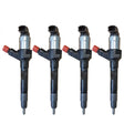 4x DENSO Injectors R2AA 13H50 for Mazda 2.2 MZR-CD/D engines (2008-2014) with test report. Compatible with Mazda3, Mazda6 and CX-7 models, 92-136 KW.